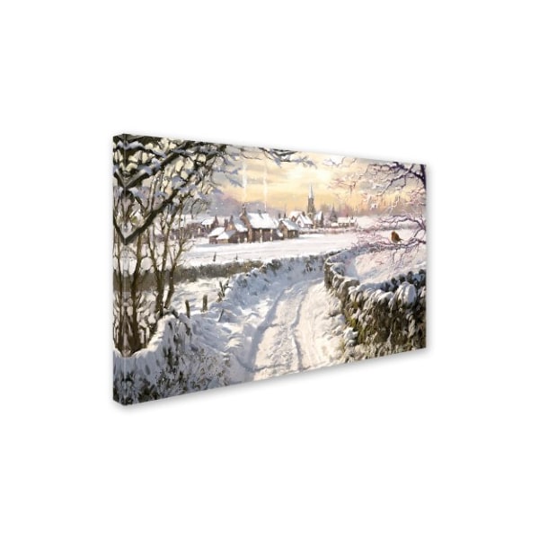 The Macneil Studio 'Snowy Lane' Canvas Art,22x32